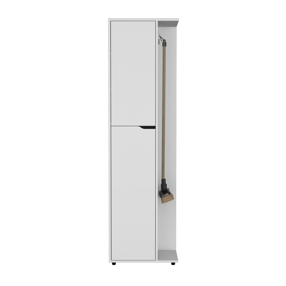 Broom Storage Closet Edmond, Kitchen, White image 7