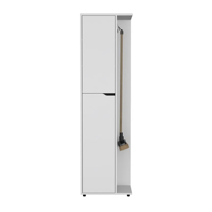 Broom Storage Closet Edmond, Kitchen, White image 7