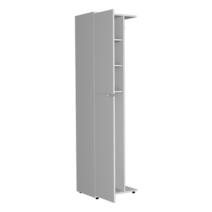 Broom Storage Closet Edmond, Kitchen, White image 6
