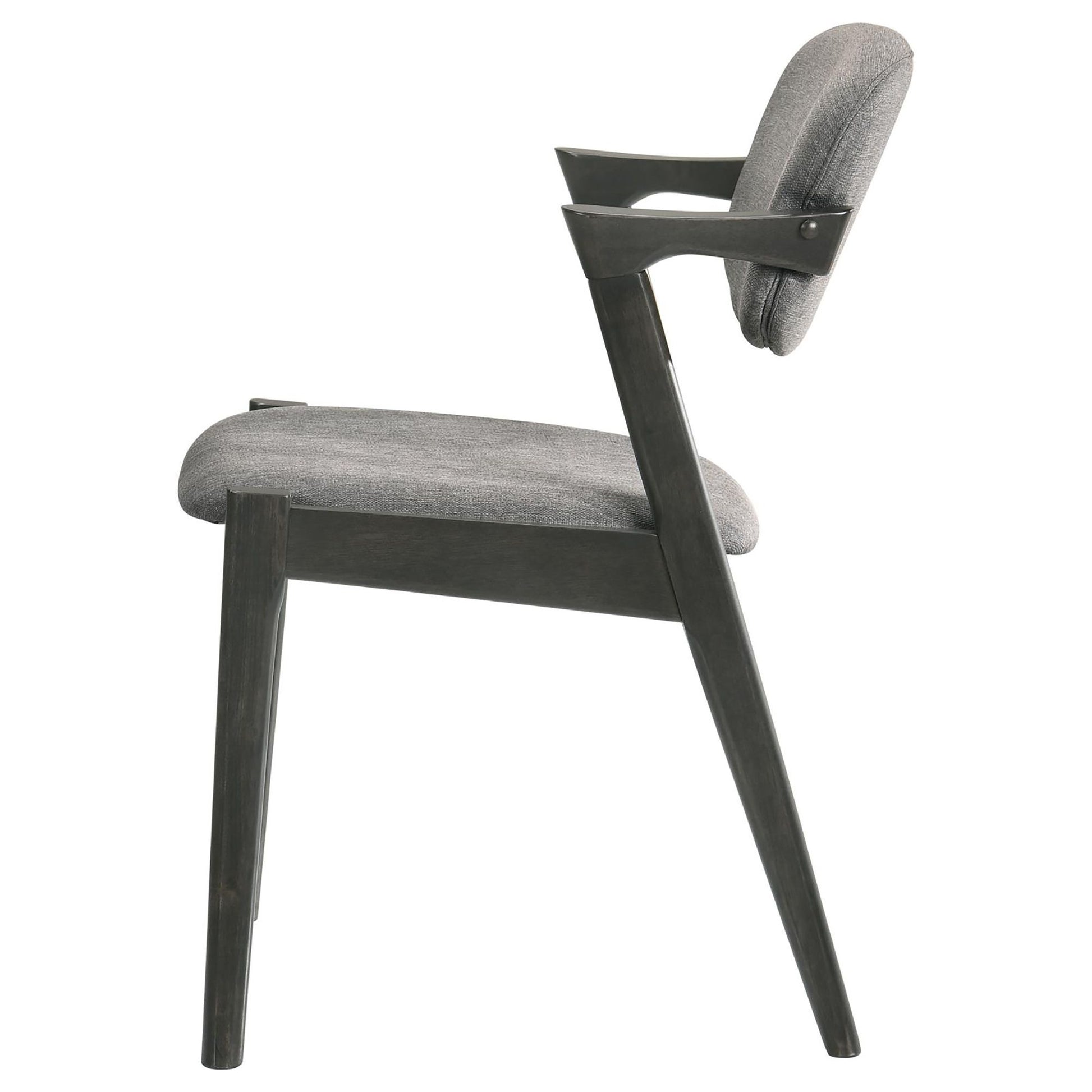 Brown Grey and Black Dining Chair (Set of 2) image 6