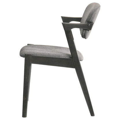 Brown Grey and Black Dining Chair (Set of 2) image 6