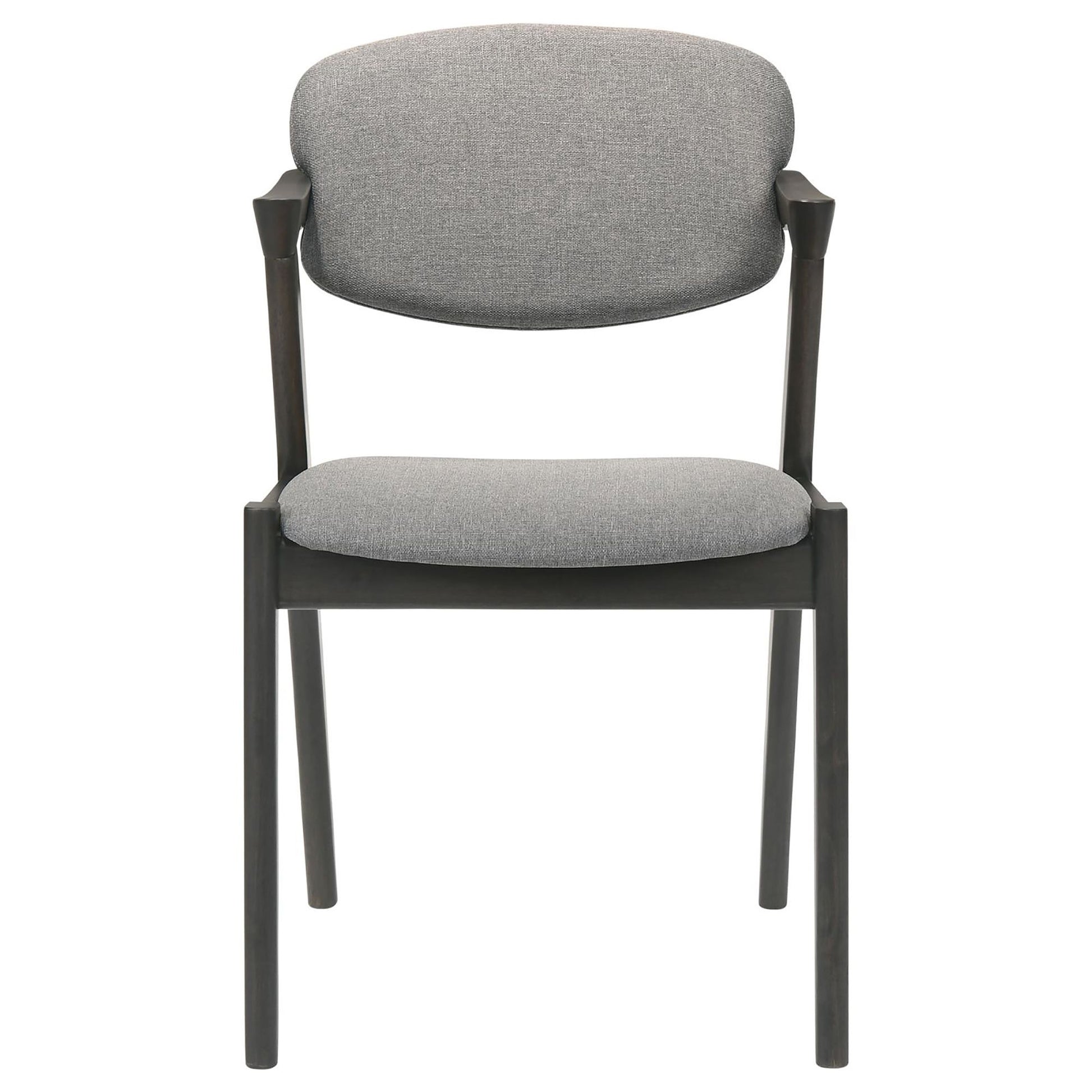 Brown Grey and Black Dining Chair (Set of 2) image 5