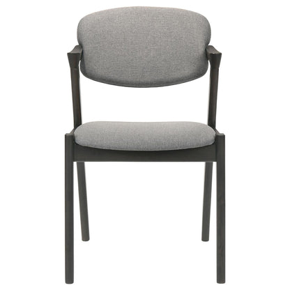 Brown Grey and Black Dining Chair (Set of 2) image 5