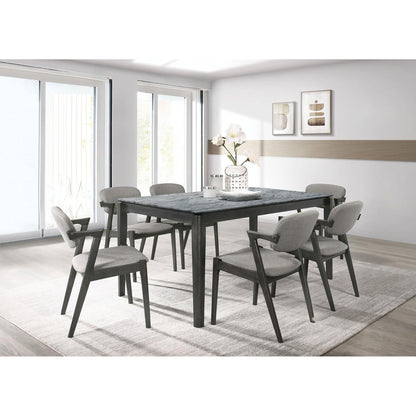 Brown Grey and Black Dining Chair (Set of 2) image 13