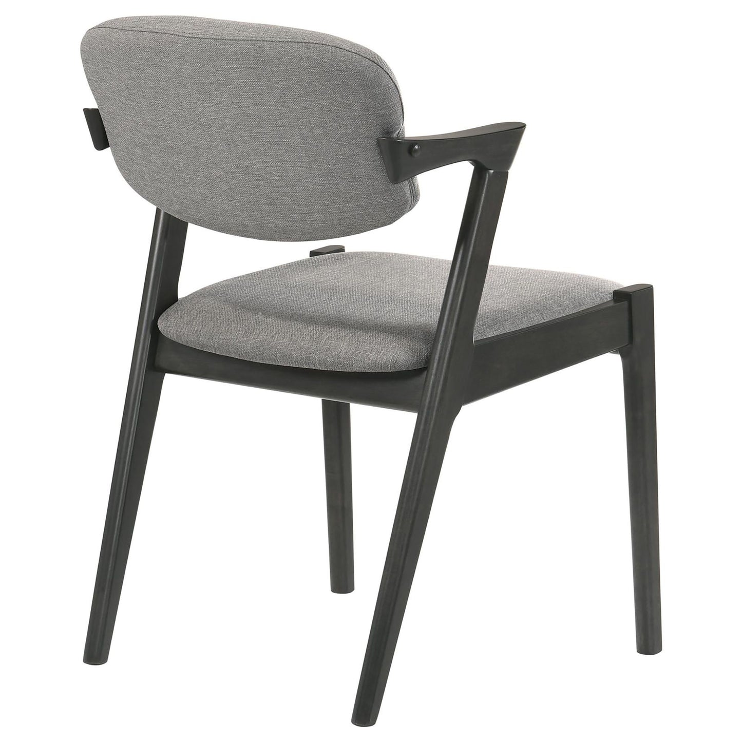 Brown Grey and Black Dining Chair (Set of 2) image 8