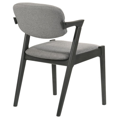 Brown Grey and Black Dining Chair (Set of 2) image 8