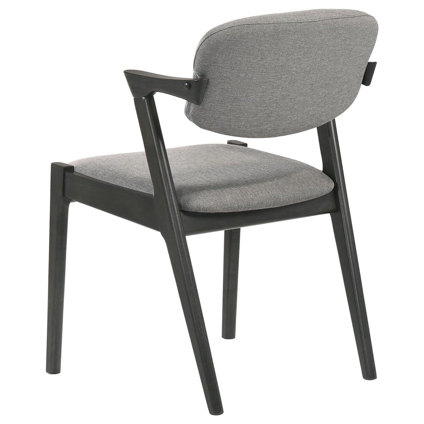 Brown Grey and Black Dining Chair (Set of 2) image 9