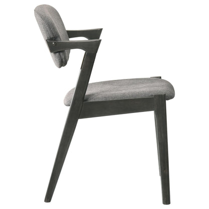 Brown Grey and Black Dining Chair (Set of 2) image 7