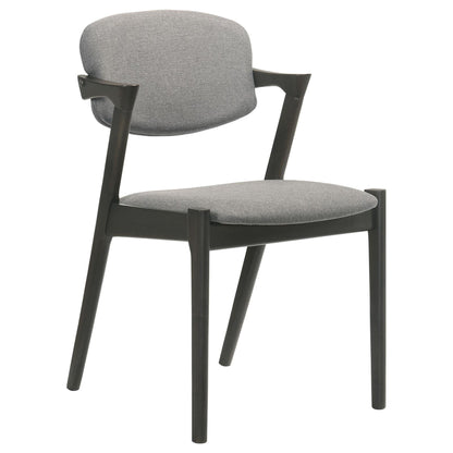 Brown Grey and Black Dining Chair (Set of 2) image 3