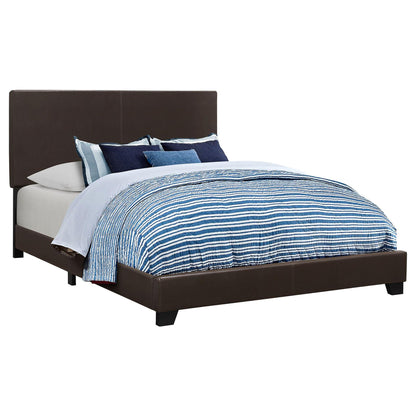 Brown Queen Panel Bed image 2