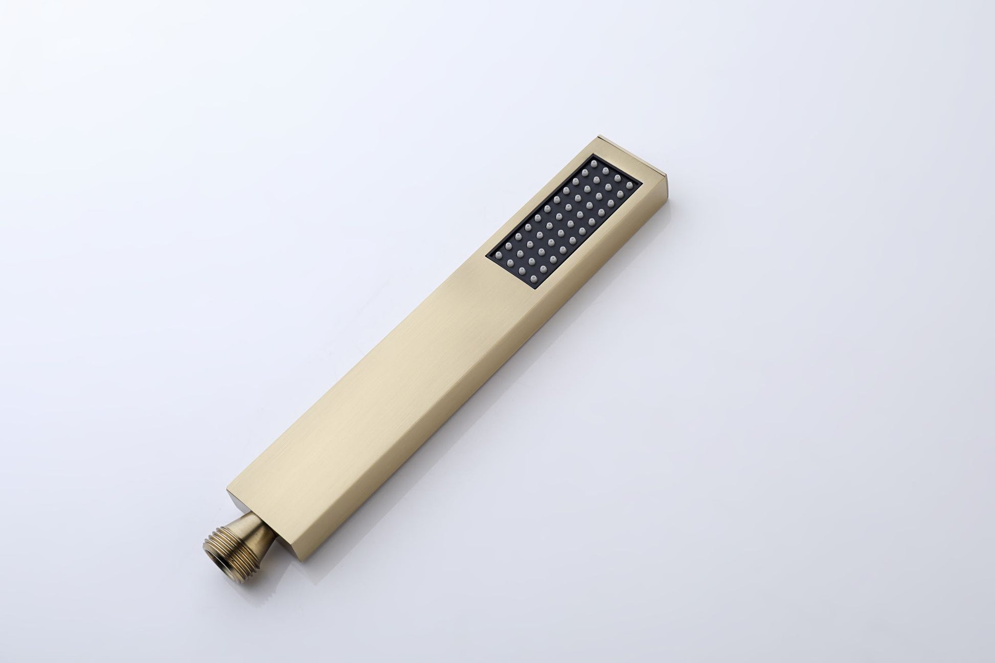 Brushed Gold 12 inches Rain Shower Faucet Sets with Waterfall Tub Spout and Handheld Shower Head image 6