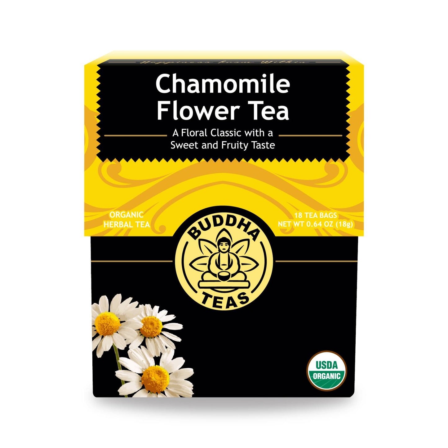 Buddha Teas - Organic Tea - Chamomile - Case Of 6 - 18 Count image 1