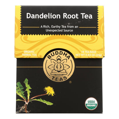 Buddha Teas - Organic Tea - Dandelion Root - Case Of 6 - 18 Bags image 1