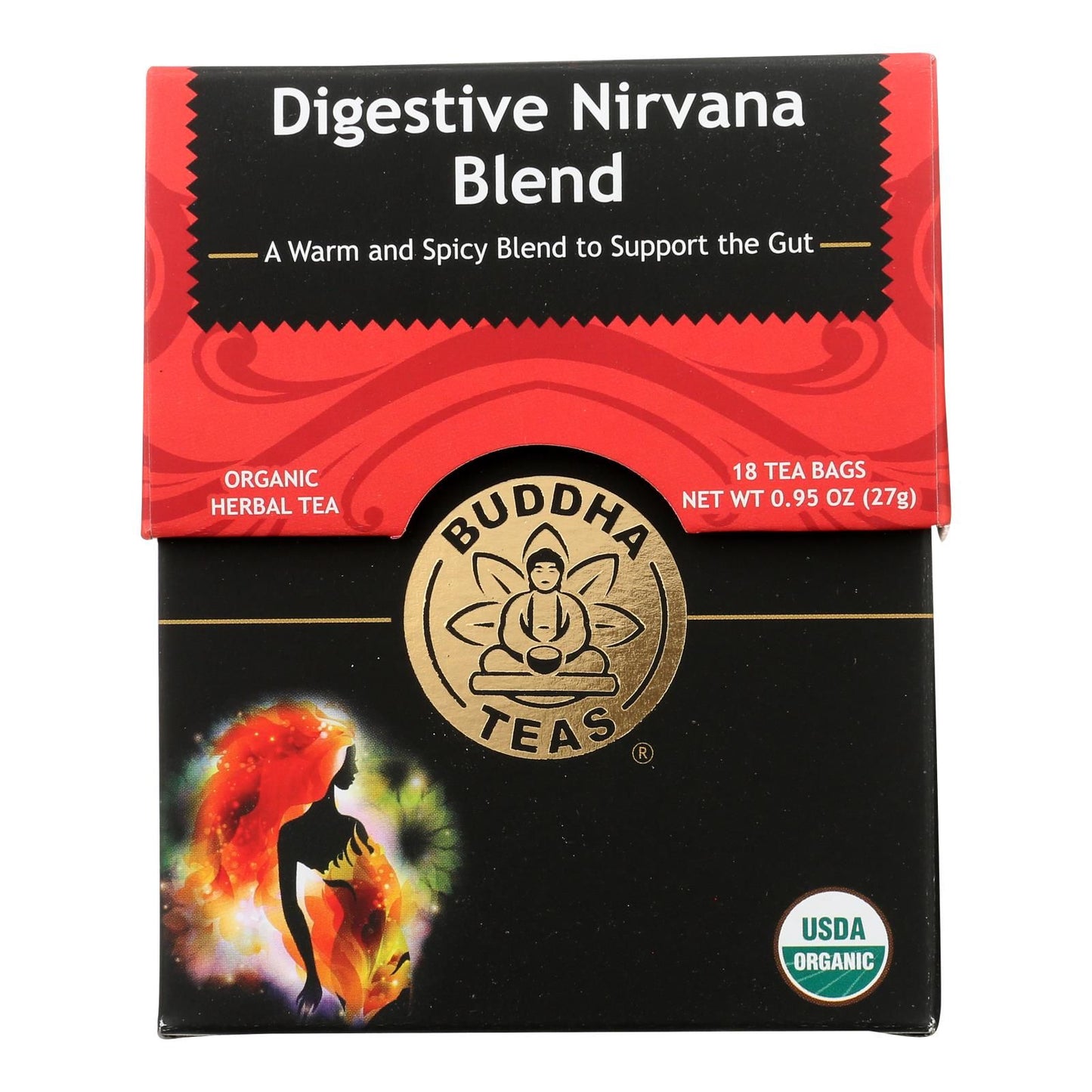 Buddha Teas - Organic Tea - Digestive Nirvana - Case Of 6 - 18 Count image 1