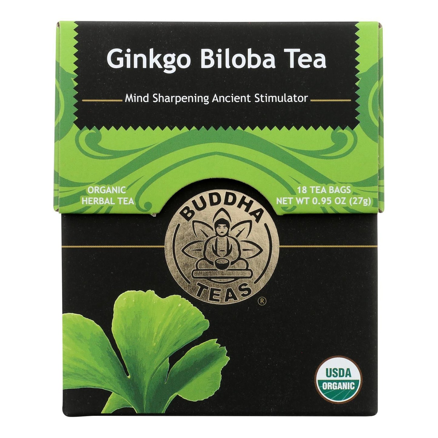 Buddha Teas - Organic Tea - Gingko Biloba - Case Of 6 - 18 Count image 1