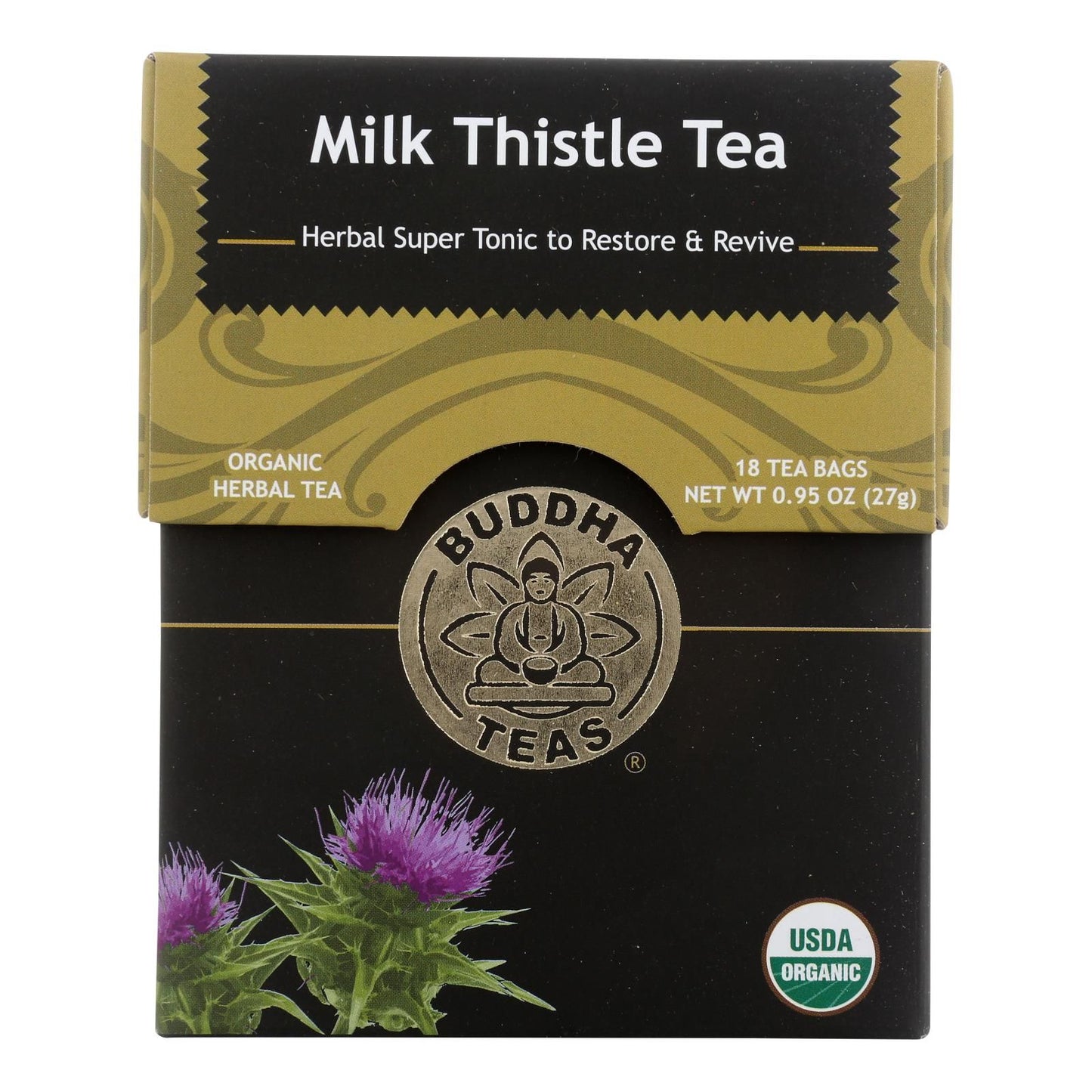 Buddha Teas - Organic Tea - Milk Thistle - Case Of 6 - 18 Count image 1