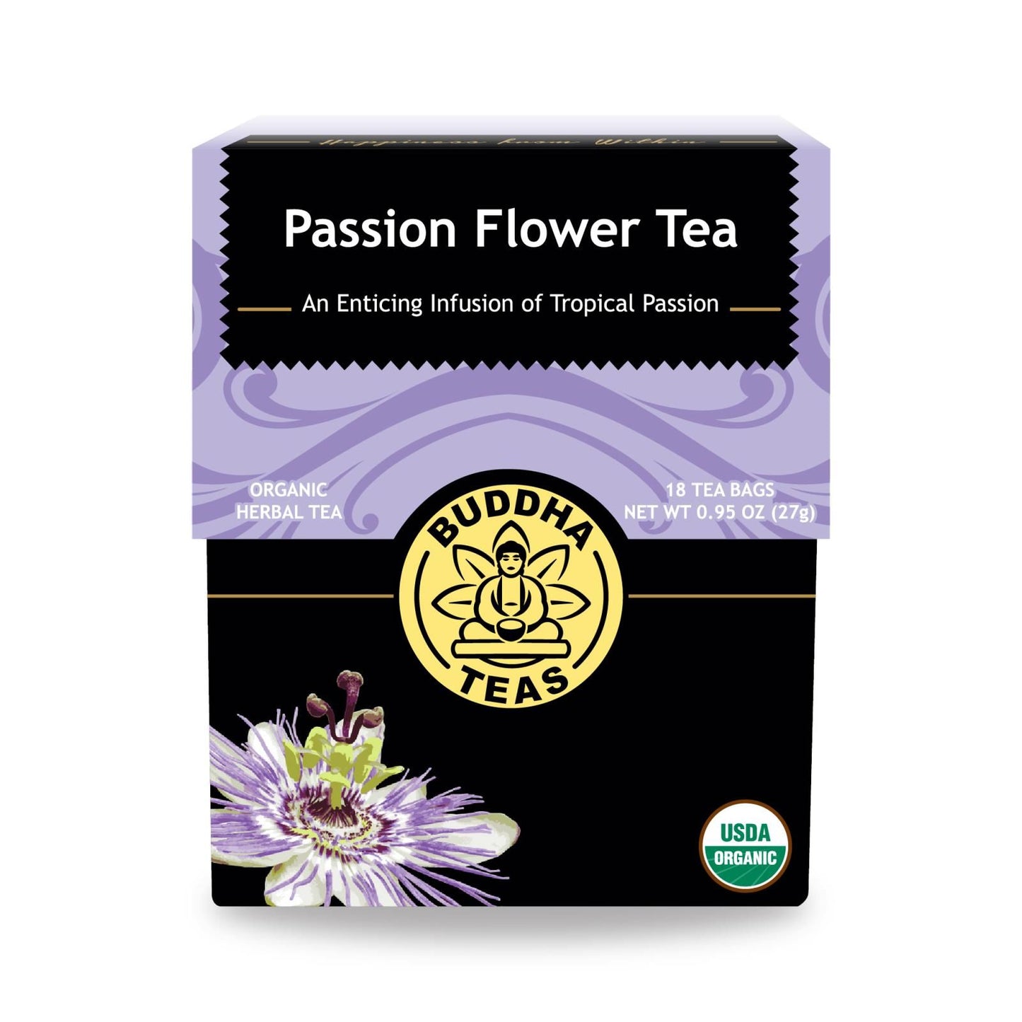 Buddha Teas - Organic Tea - Passion Flower - Case Of 6 - 18 Count image 1