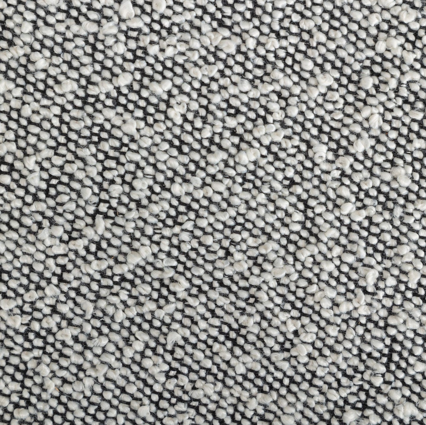 Burbank Modern Round Boucle Dining Chairs, Set of 2, Black White image 10