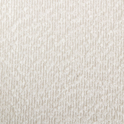 Burbank Modern Round Boucle Dining Chairs, Set of 2, White image 5