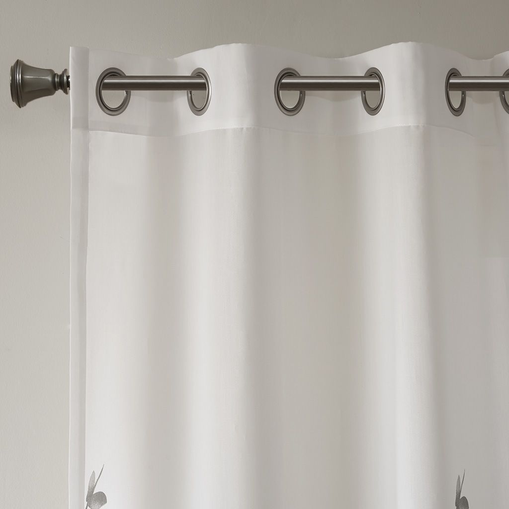 Burnout Printed Curtain Panel image 6