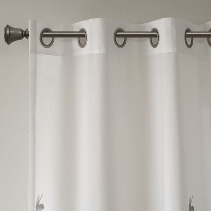 Burnout Printed Curtain Panel image 6
