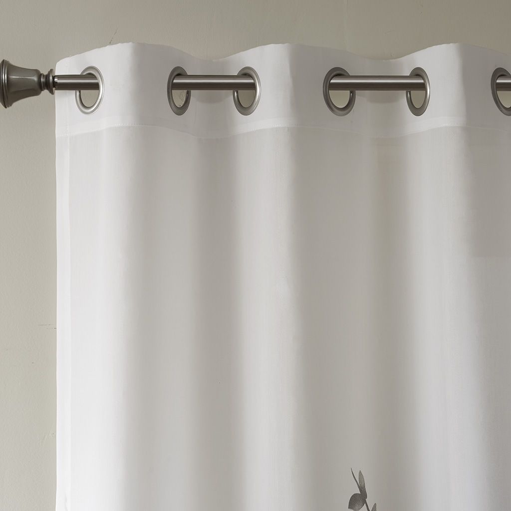Burnout Printed Curtain Panel image 9
