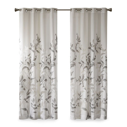 Burnout Printed Curtain Panel image 5