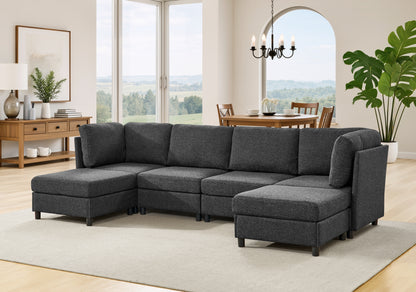 Modern Modular Corner Sofa - Freely Configurable with image 1