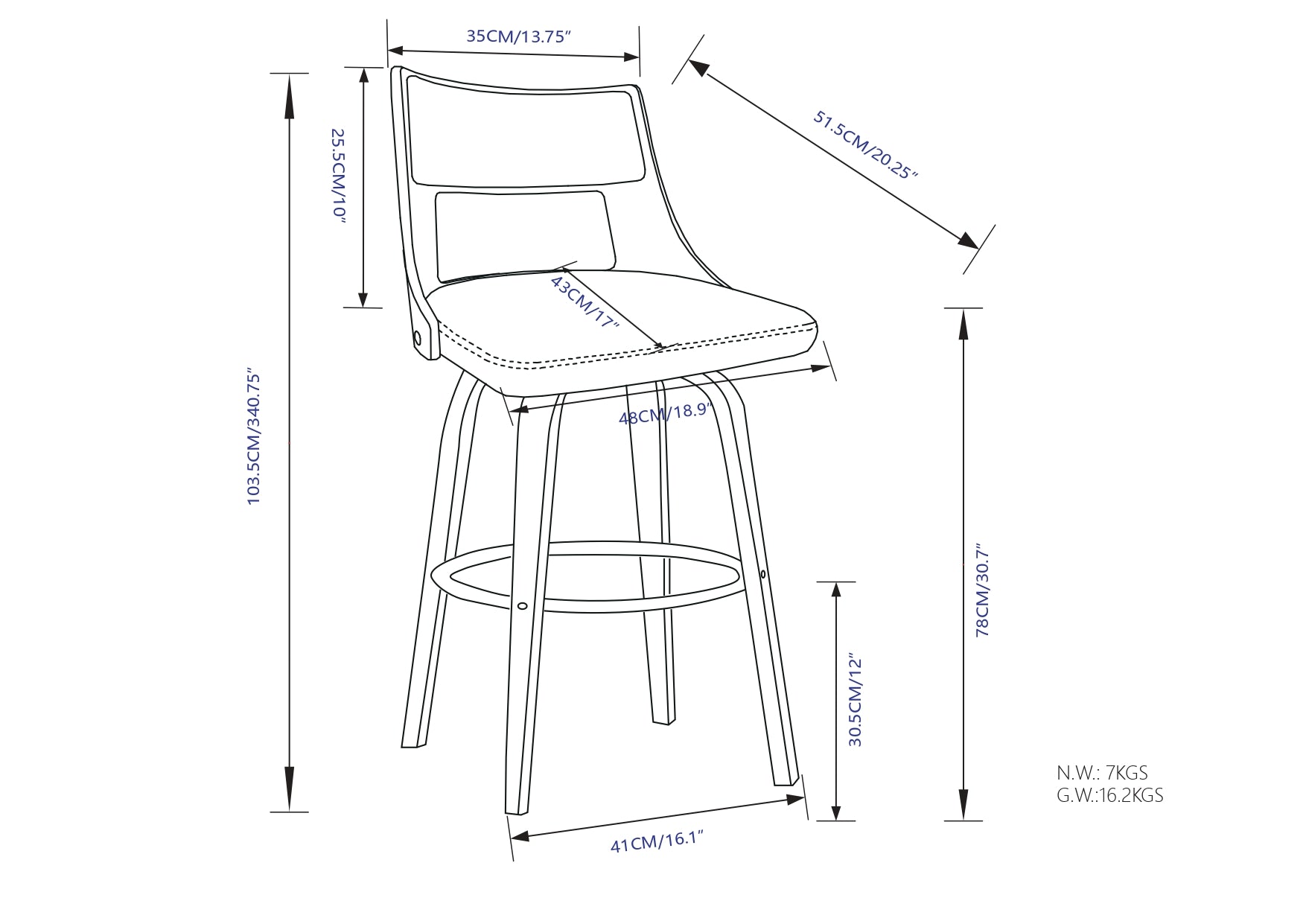 Dallyn Swivel Bar Stool (Set of 2) image 3