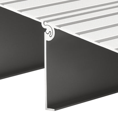 Door Threshold Ramp, 6 inch Rise, Aluminum Alloy Threshold Ramp Rated 800 lbs Load Capacity, Handicap Ramps for Home Steps for Wheelchair, Scooters, Power Chairs, Walkers, Bicycle, Tricycle image 8