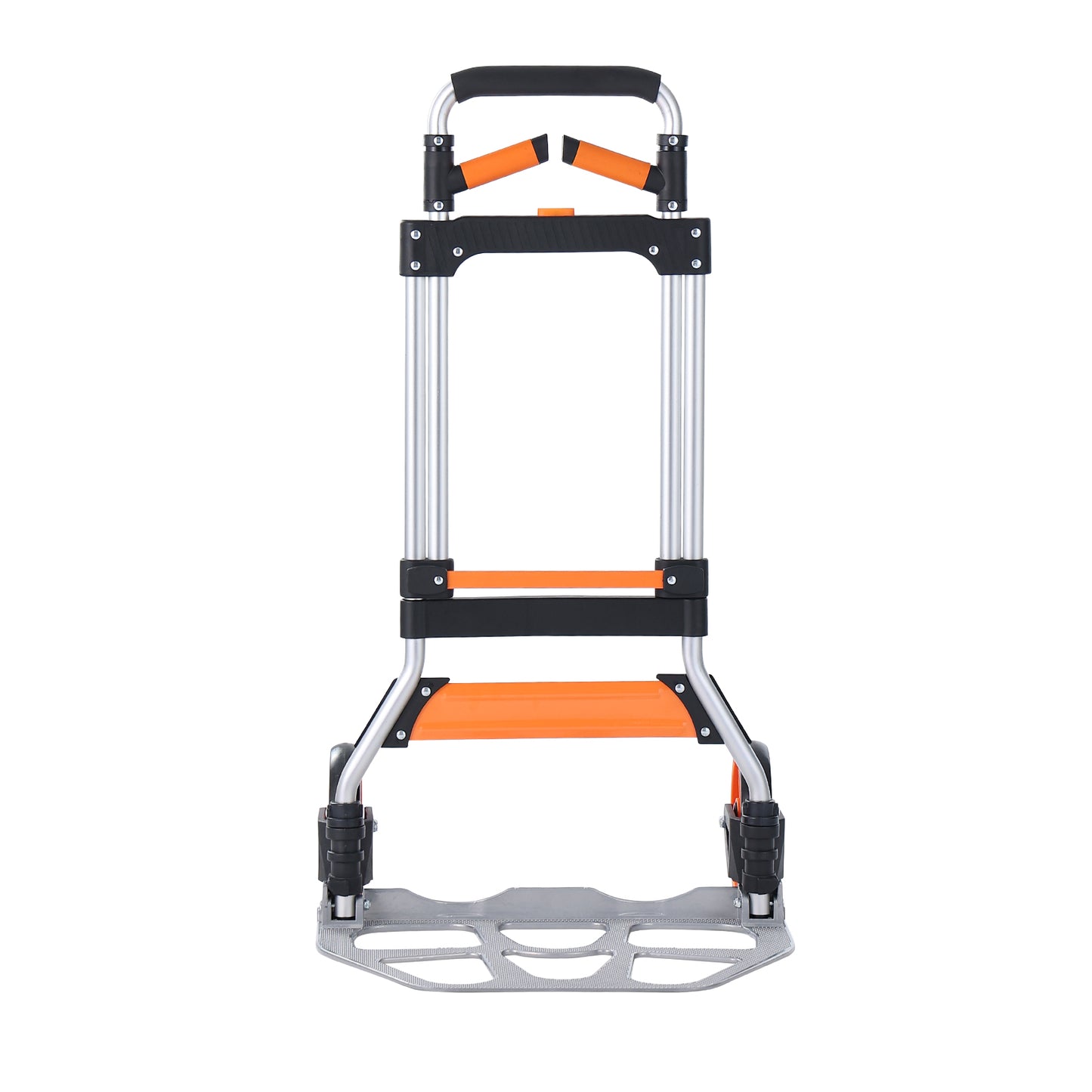 Folding Hand Truck, 309 lbs Load Capacity, Aluminum Portable Cart, Convertible Hand Truck and Dolly with Telescoping Handle and PP+TPR Wheels, Ultra Lightweight Super Strong for Moving Warehouse image 10