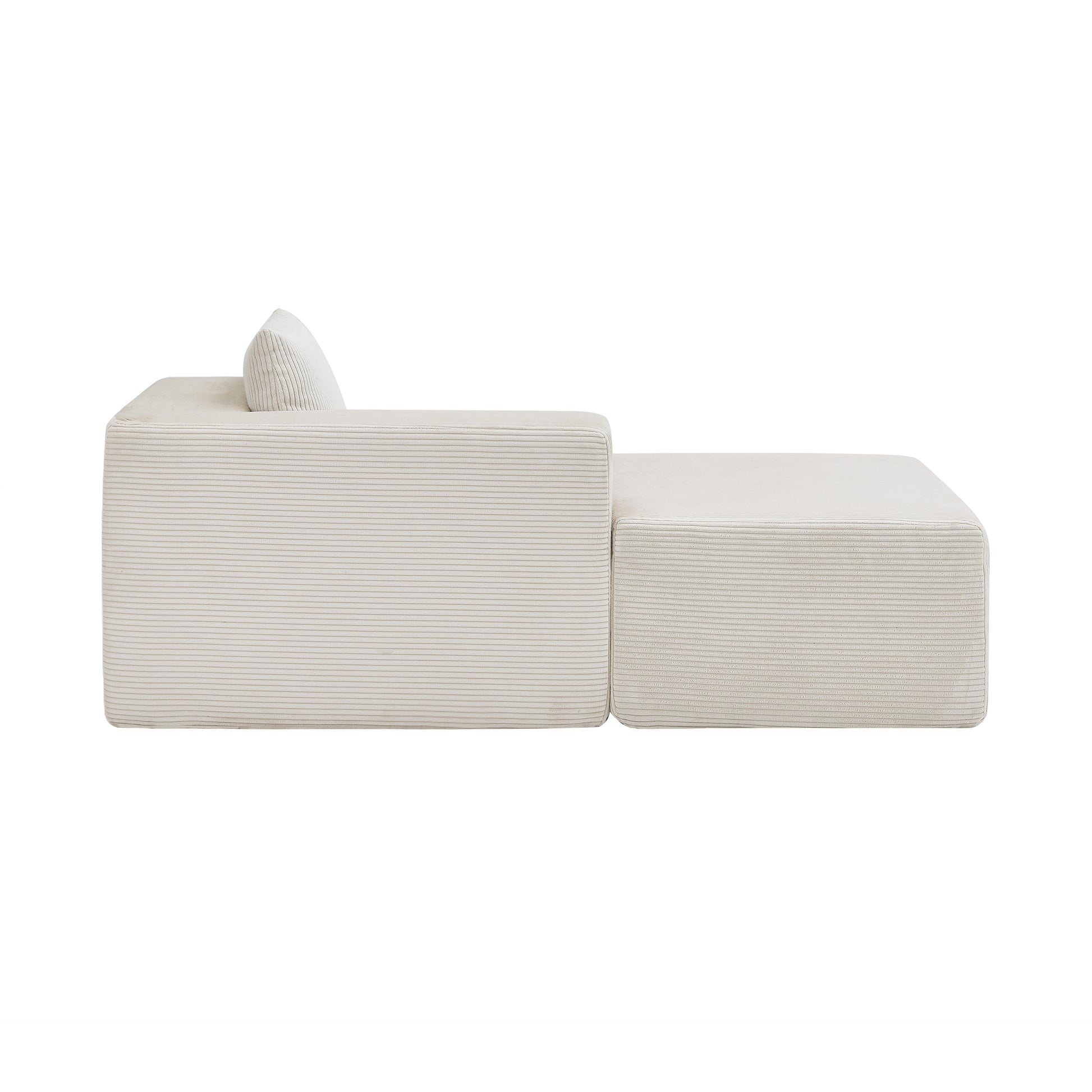 107" Compressed Sectional Sofas (Beige) image 12