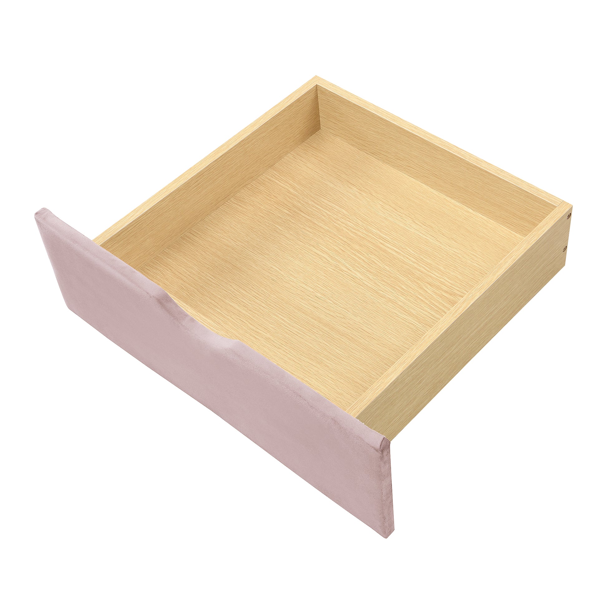 Full Size Upholstered Daybed Frame with 2 Storage Drawers, Pink image 11