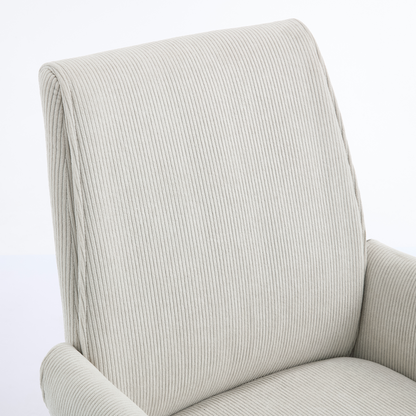 Mid-back liftable office chair, striped fabric, and ergonomically designed, is an excellent choice for working, studying or relaxing. The mid-back design provides a better sitting experience,White image 3