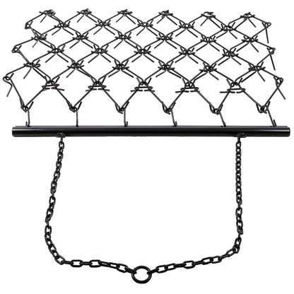 5FTX4.5FT Heavy-Duty Steel Drag Harrow,Field Leveling Chain Rake,Compatible with ATV UTV Compact Utility Tractors,Black Coated Durable Construction image 5