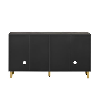 TREXM sideboard cabinet with storage in light and dark gray color option