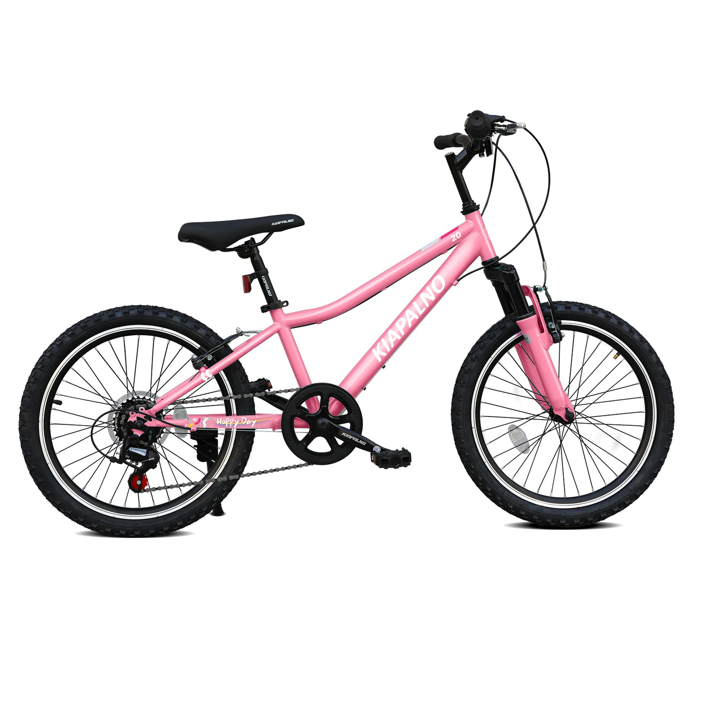 20 Inch Mountain Bike, 7-Speed Adult Dual-Suspension Mountain Bicycle with Sturdy Steel Frame, Excellent Twist Shifting, Dual Handbrake & Adjustable Seat for Men Women image 2