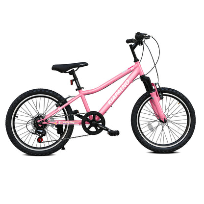 20 Inch Mountain Bike, 7-Speed Adult Dual-Suspension Mountain Bicycle with Sturdy Steel Frame, Excellent Twist Shifting, Dual Handbrake & Adjustable Seat for Men Women image 2