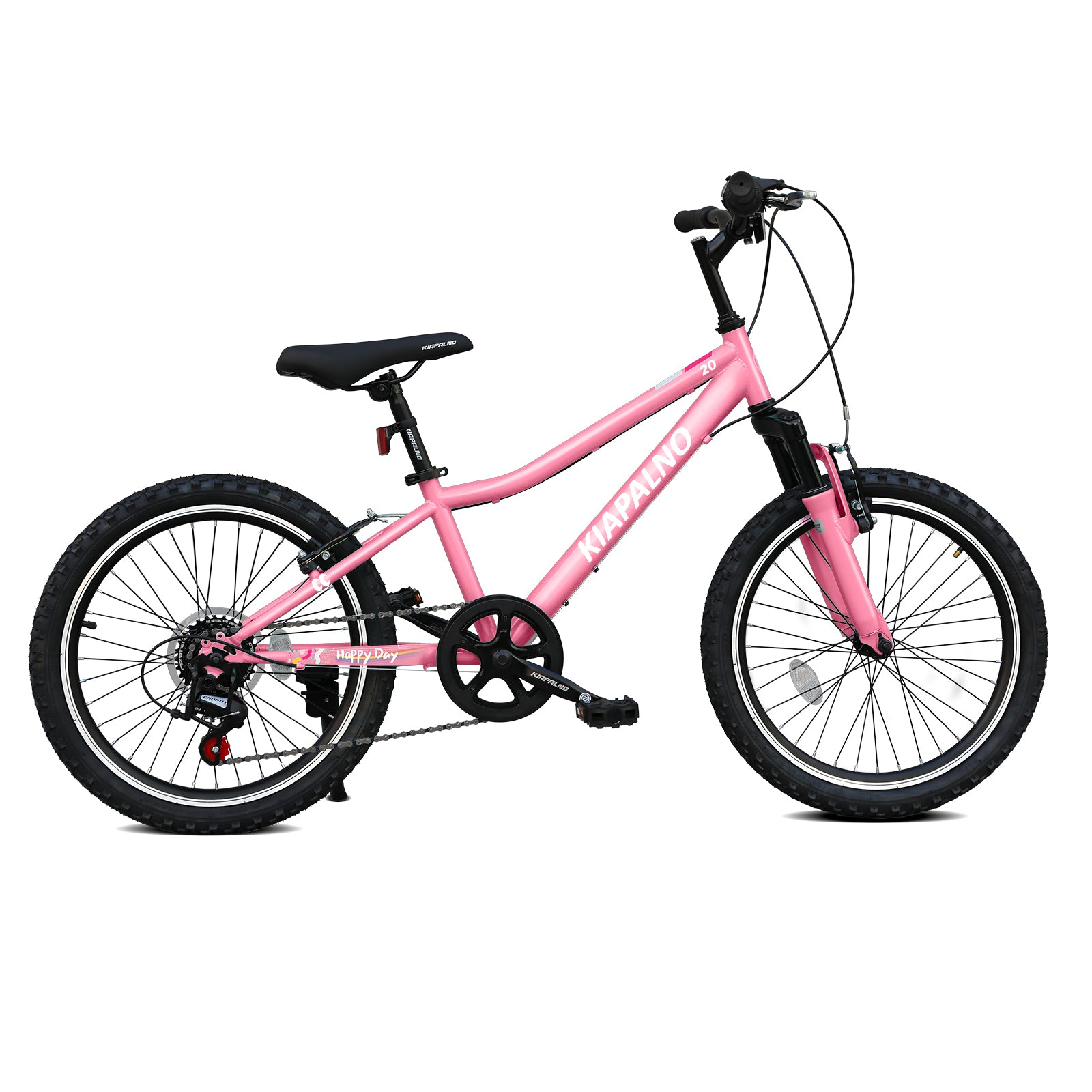 20 Inch Mountain Bike, 7-Speed Adult Dual-Suspension Mountain Bicycle with Sturdy Steel Frame, Excellent Twist Shifting, Dual Handbrake & Adjustable Seat for Men Women image 2