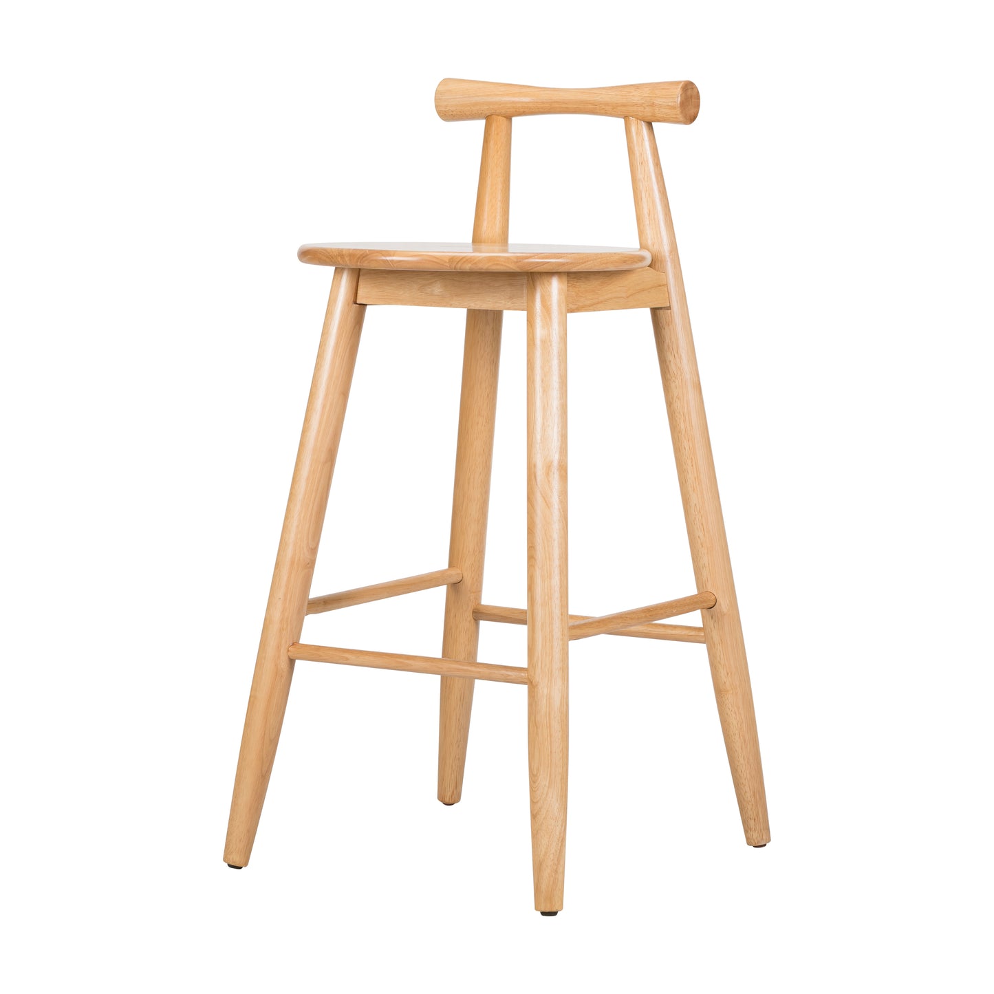 Grove Indoor Rubberwood Barstool, Natural Finished, Set of 2 image 7