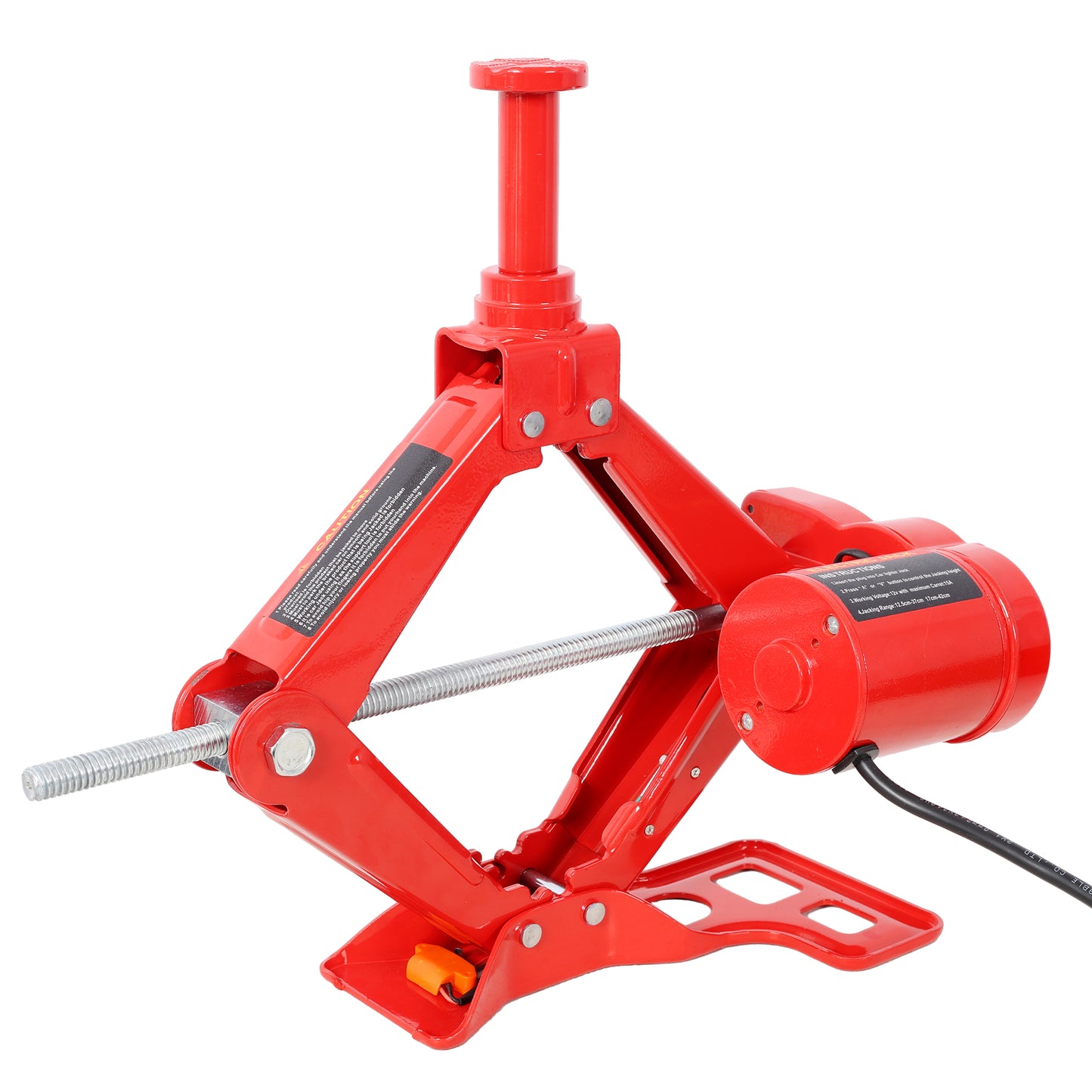 3Ton 12V Electric Car Scissor Jack Kit, Heavy Duty Portable Auto Lift Floor Jack, Roadside Emergency Tire Changing Tool for Sedans & SUVs image 10