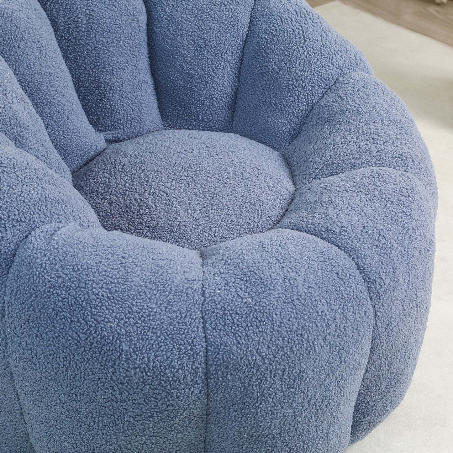 Bean Bag Chair, Bean Bag Sofa Chair with Armrests Stuffed High-Density Foam, Lazy Sofa Comfy Chairs BeanBag Chair for Adults in Living Room,Bedroom Reading image 5