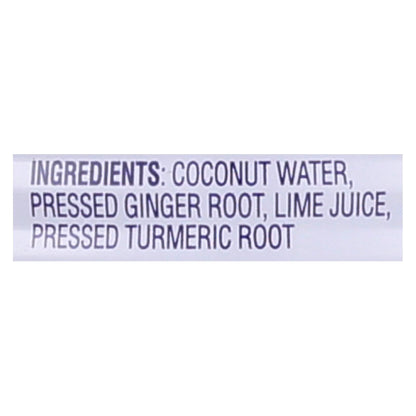 C2o - Pure Coconut Water - Ginger Lime And Tumeric - Case Of 12 - 17.5 Fl Oz. image 2
