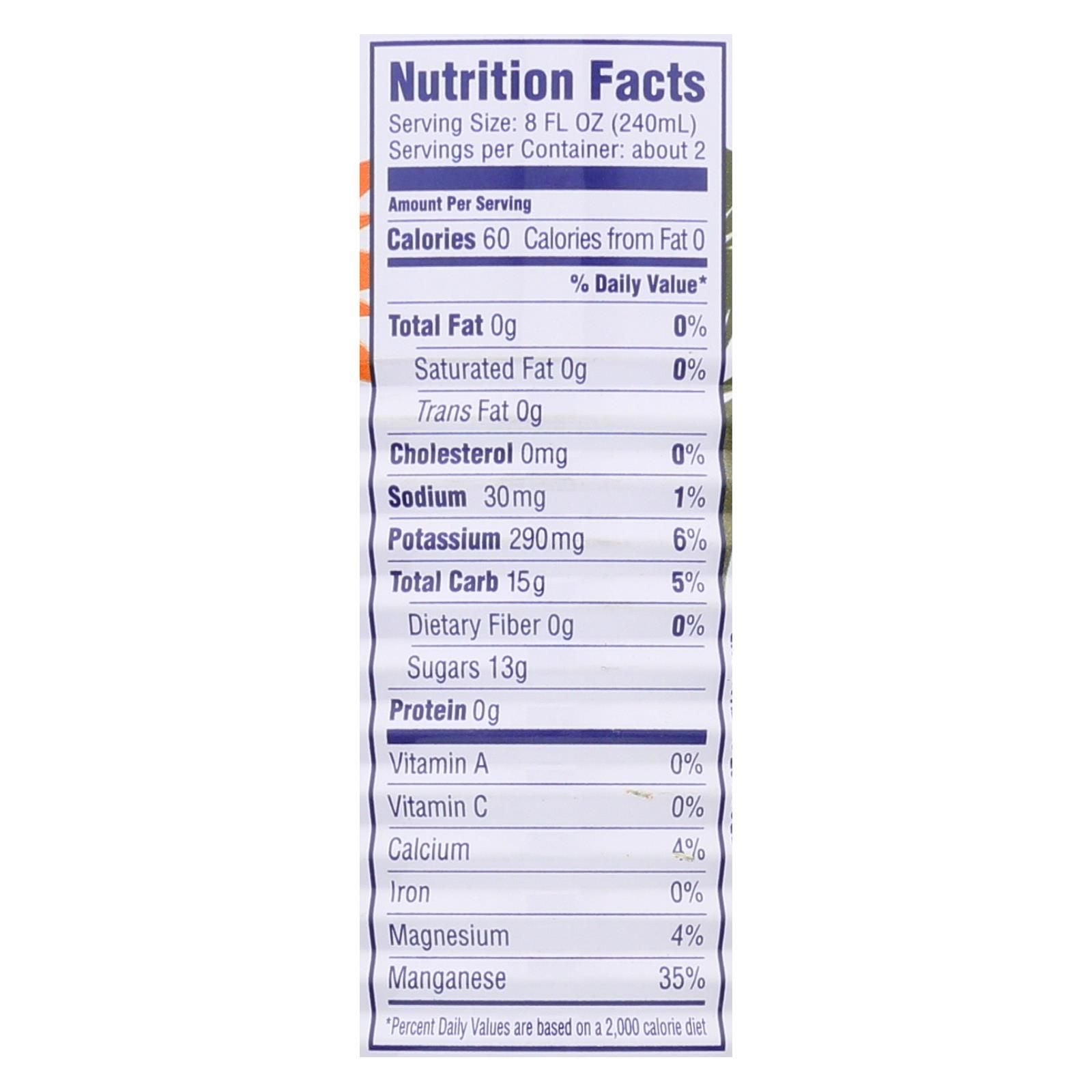 C2o - Pure Coconut Water - Mango - Case Of 12 - 17.5 Fl Oz. image 3