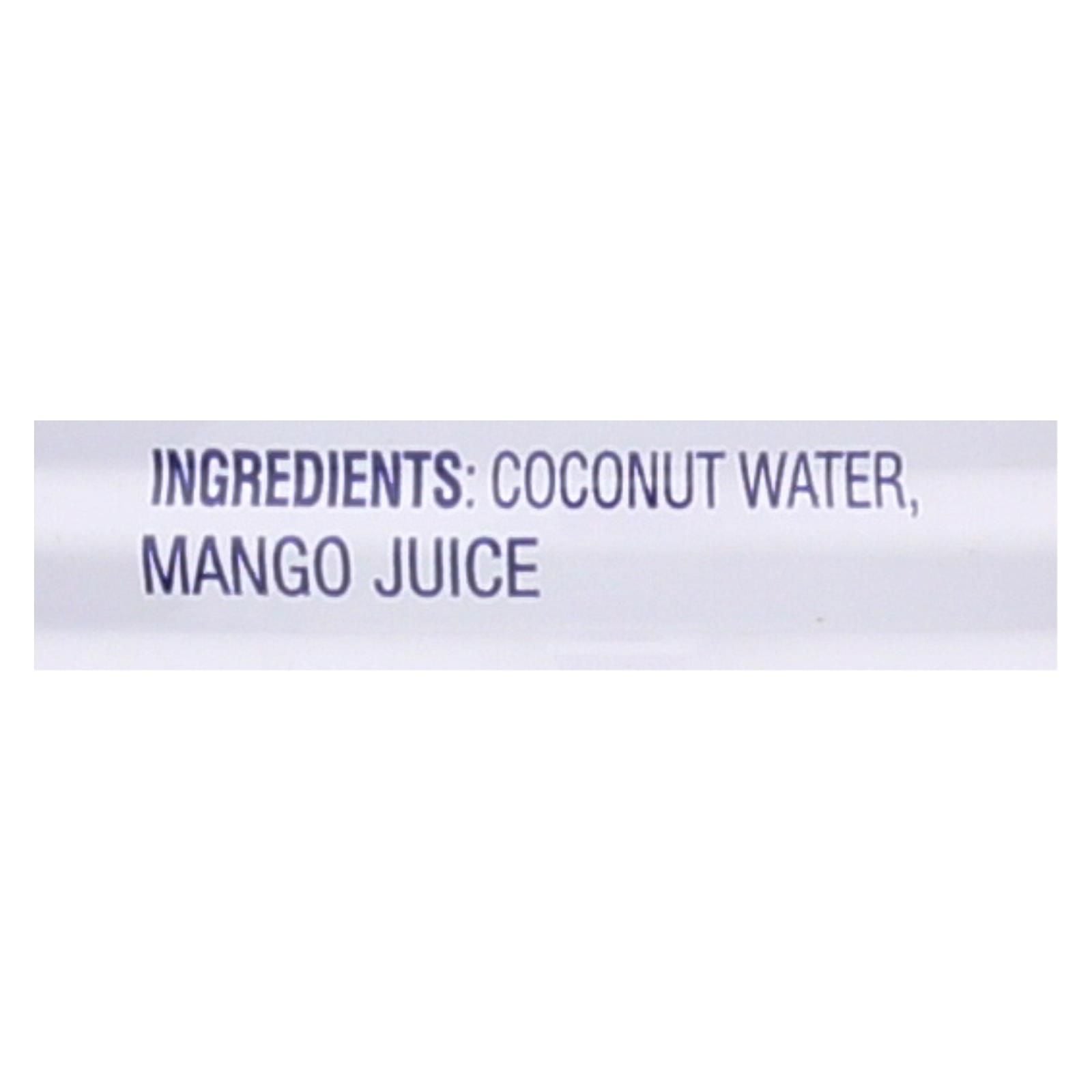 C2o - Pure Coconut Water - Mango - Case Of 12 - 17.5 Fl Oz. image 2