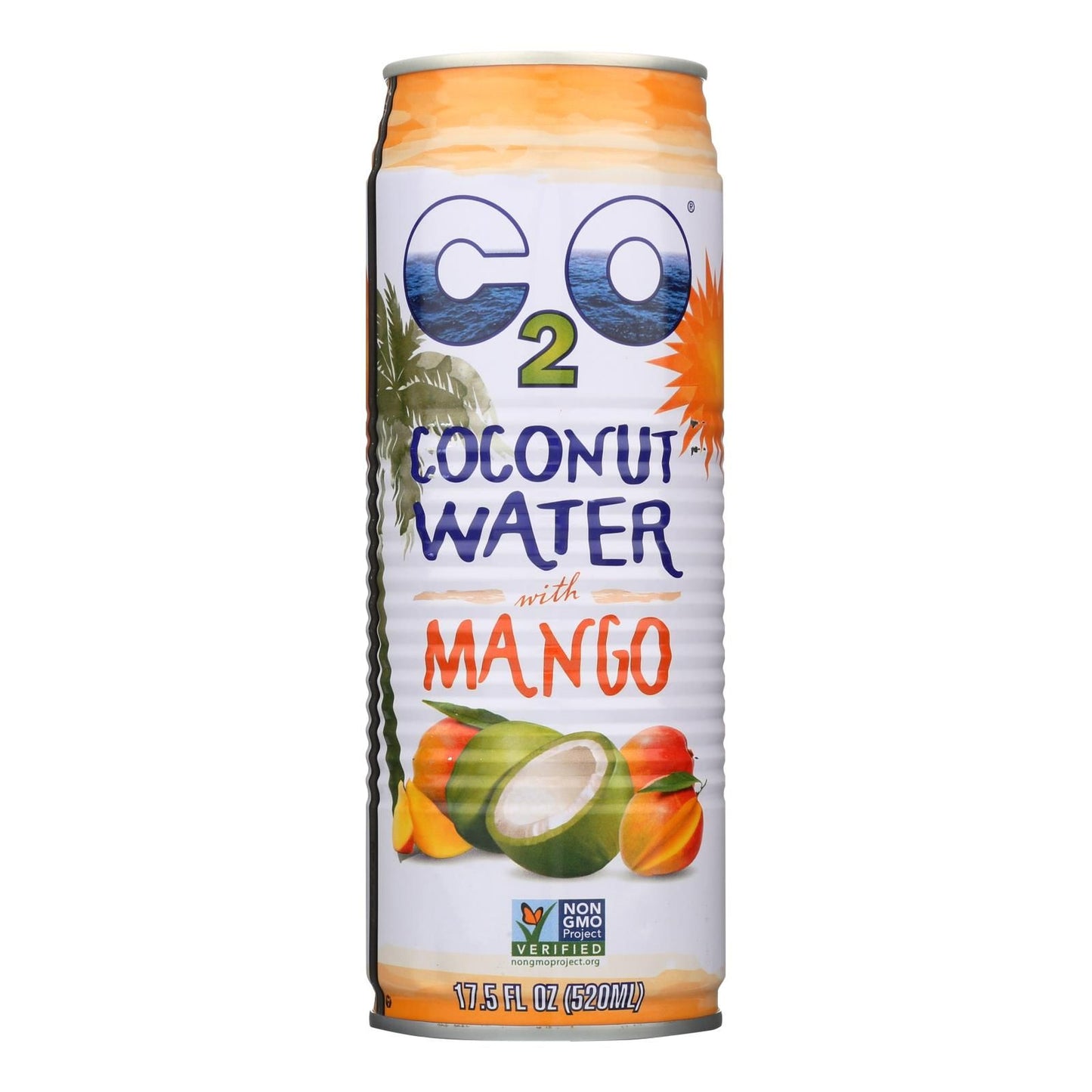 C2o - Pure Coconut Water - Mango - Case Of 12 - 17.5 Fl Oz. image 1