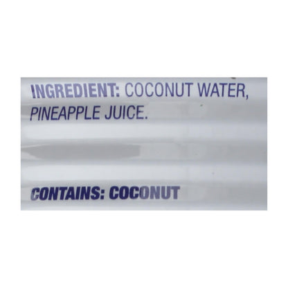 C2o Coconut Water With Pineapple Juice And Coconut Pulp - Case Of 12 - 17.5 Fz image 2