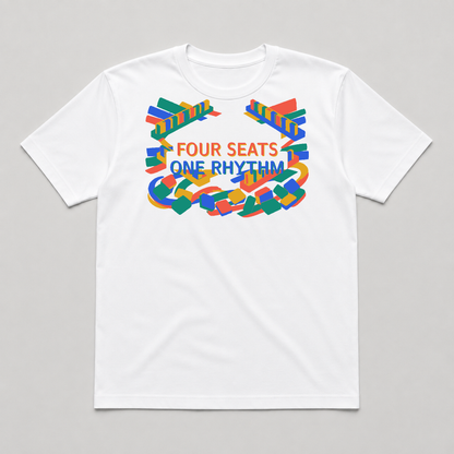 Four-Seat Tempo Mahjong Social Graphic T-Shirt - POD-20260811-150_white_front_mockup