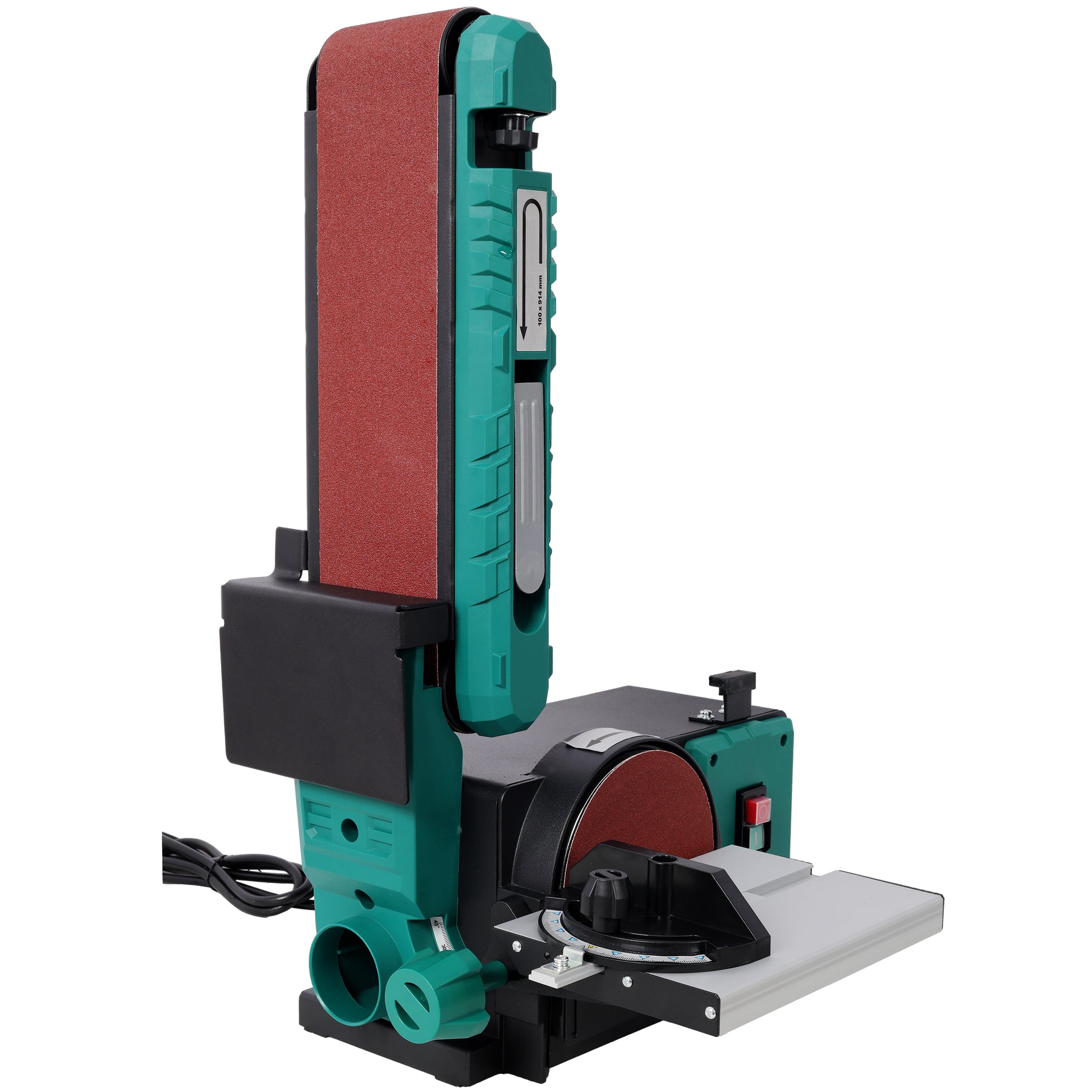 Benchtop Belt and Disc Sander,120V/60Hz,4x36 in. Belt & 6 in. Disc Sander, Green color image 10