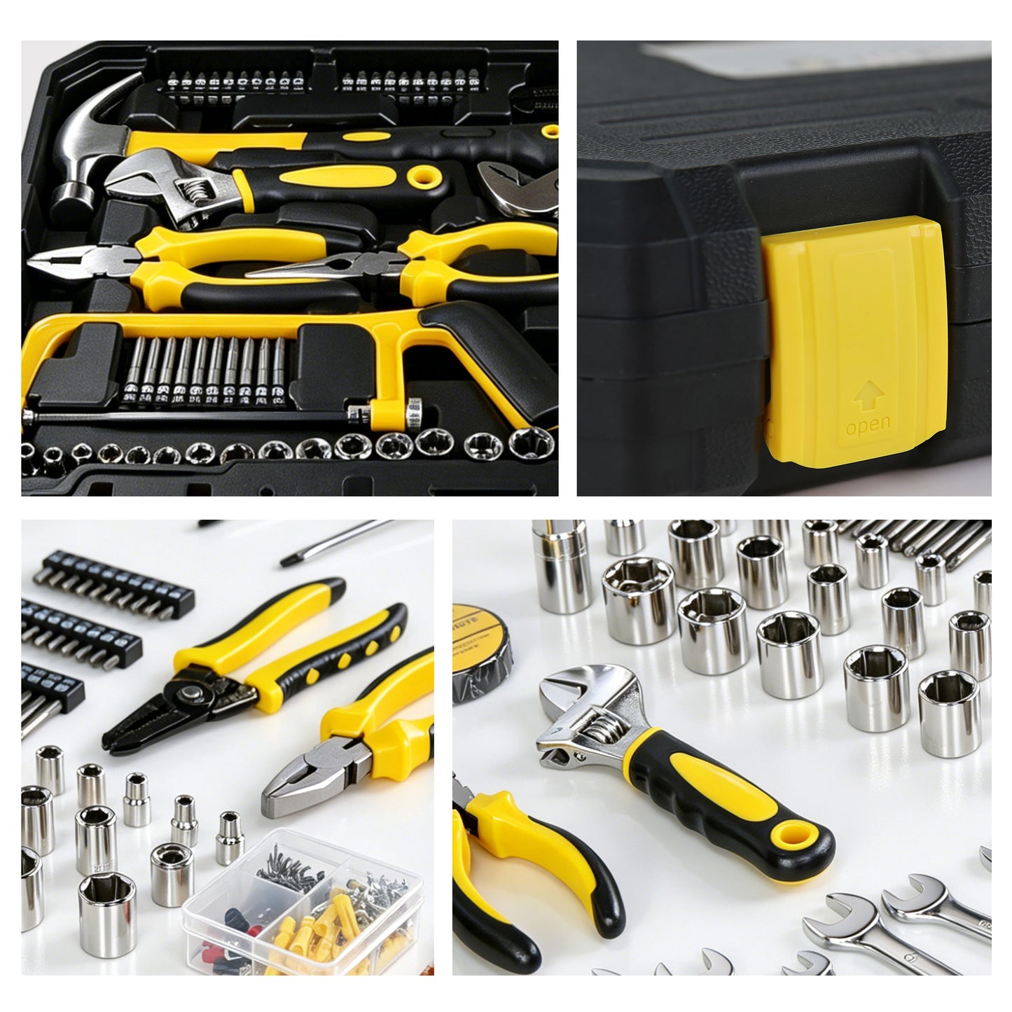 266-Piece Mechanics Tool Set with Durable Storage Case – Heavy Duty Hand Tool Kit for Home Repair, Garage, Car, Truck, DIY & Workshop – Includes Ratcheting Screwdriver, Combination Wrenches, Sockets, image 3